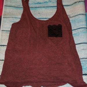 Crochet pocket tank
